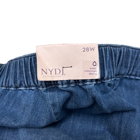 NYDJ Slim Ankle Jogger Lightweight Denim Jean Pants in Elegance - Size 28W - Picture 5 of 8